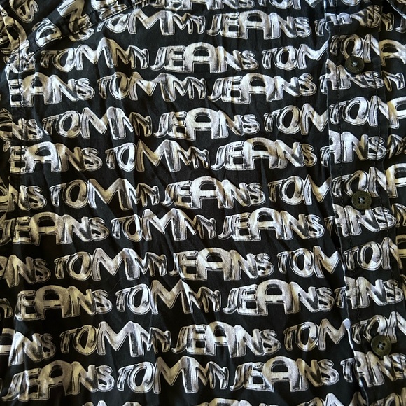 Vintage Tommy Jeans Short Sleeve Camp Shirt - Picture 2 of 4